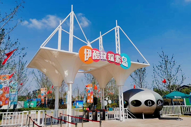 景区出入口门头膜结构